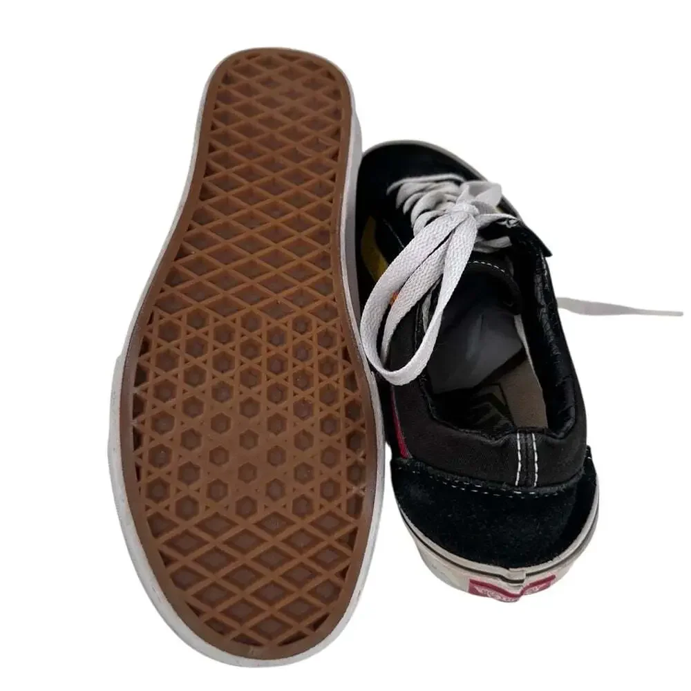 Vans Old Skool Black Sunset Stripe Sneakers Mens 5.5 Womens 7 Skate